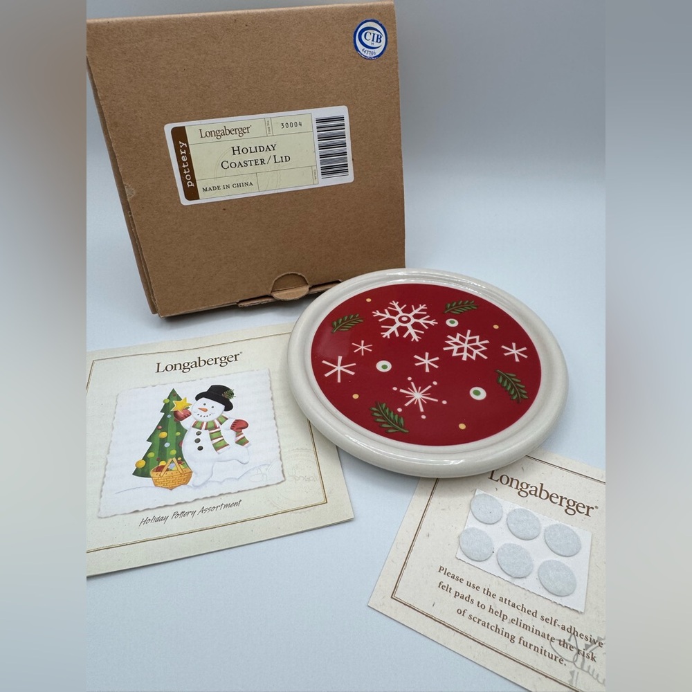 Longaberger | Holiday Coaster NIB